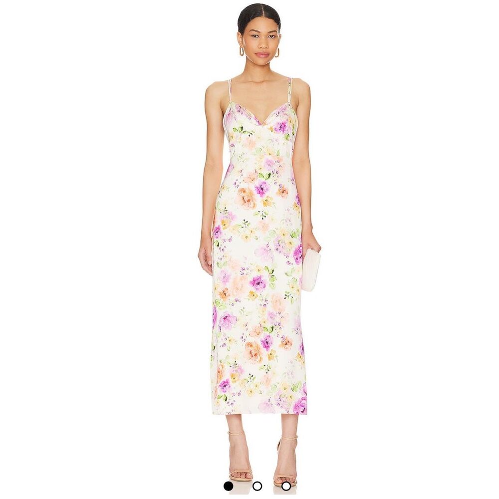 Favorite Daughter Rosemary‎ Floral Slip Dress in Oahu Watercolor Size 6